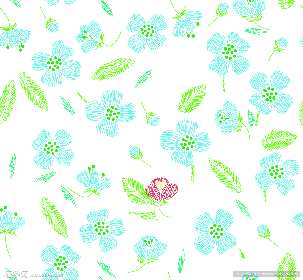 小碎花 