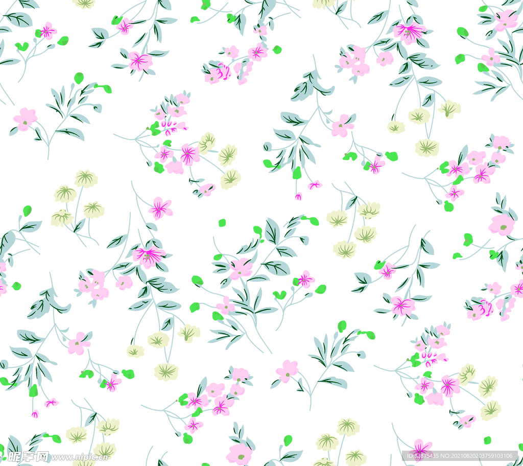 小碎花 