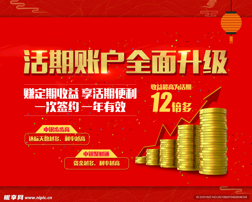中行活期账户广告