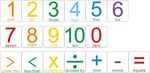 彩色数字1到10