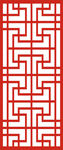  中国风中式窗花图案素材