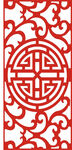  中国风中式窗花图案素材