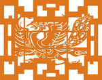  中国风中式窗花图案素材