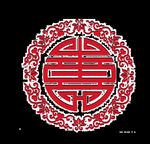  中国风中式窗花图案素材