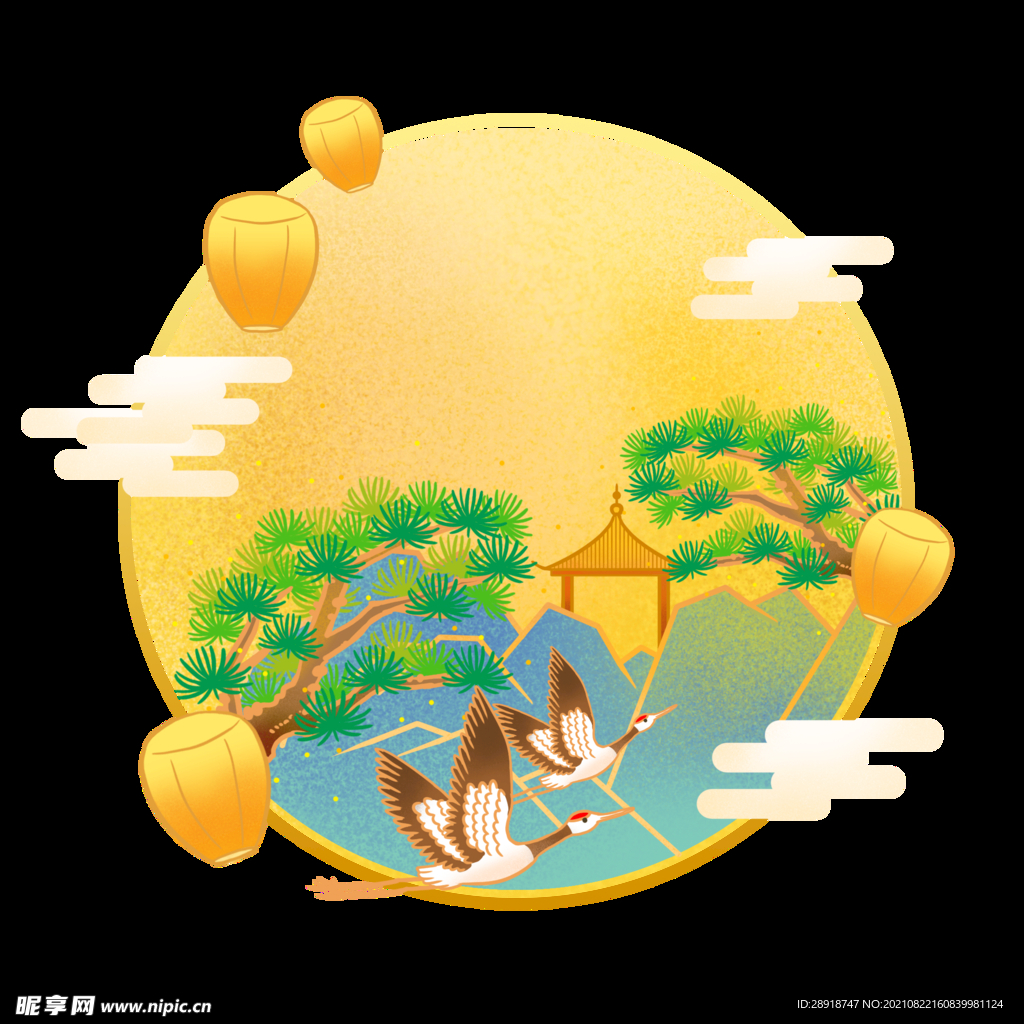 中秋元素