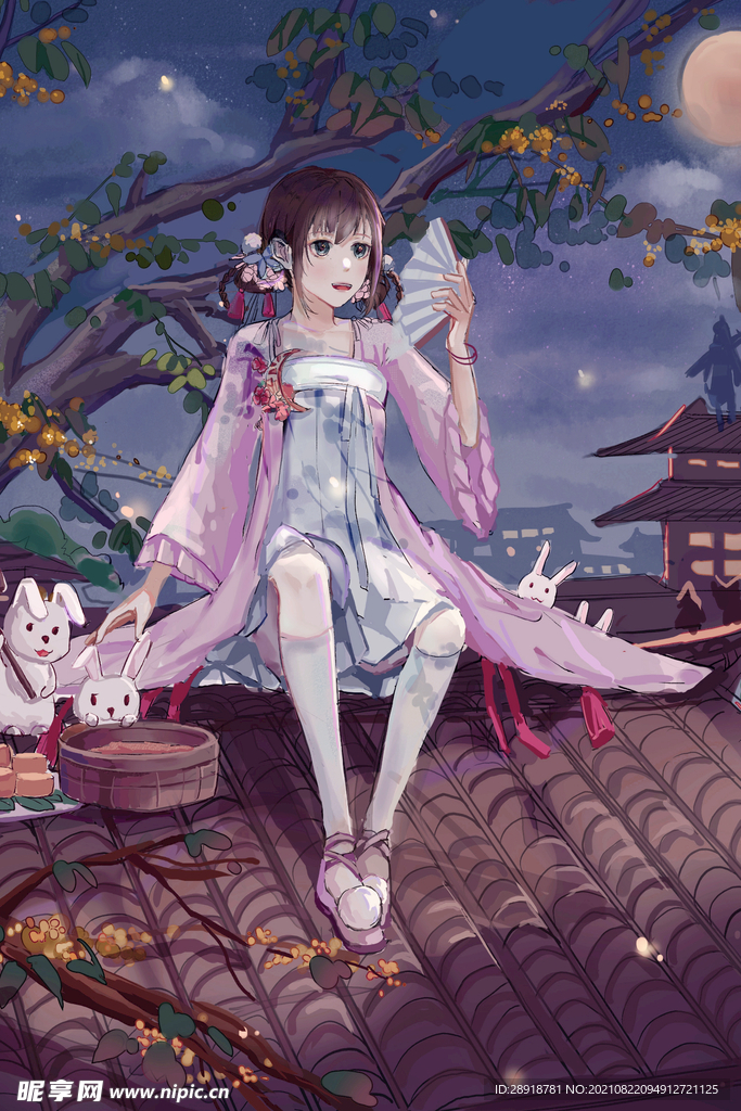 中秋插画