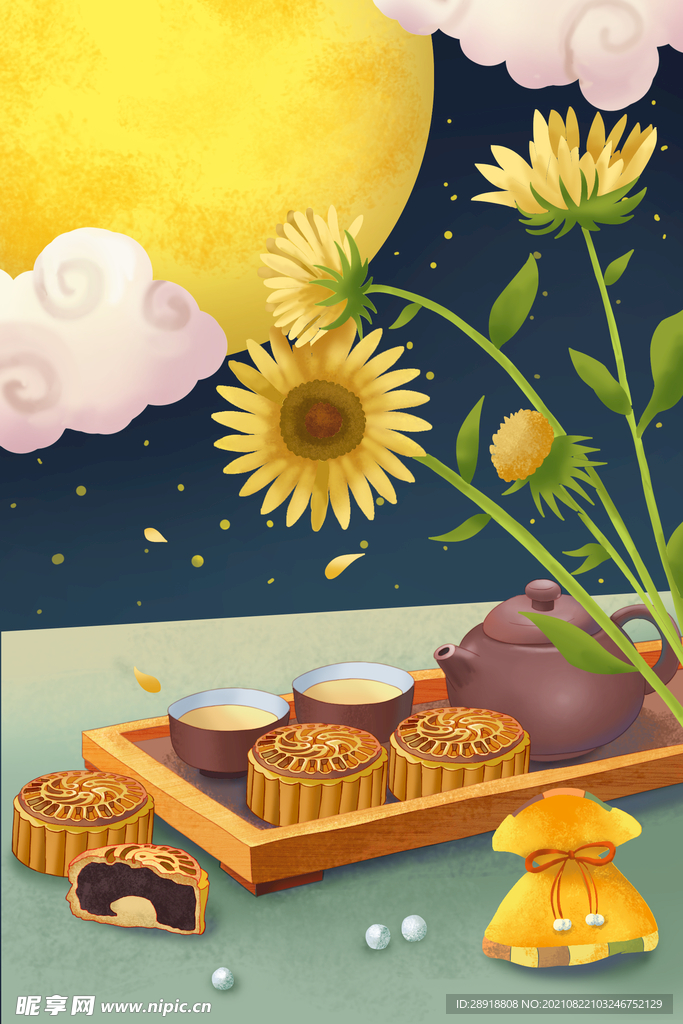 中秋节插画