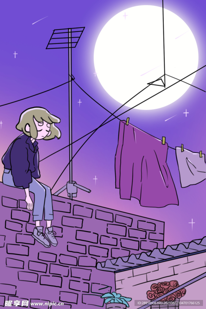 中秋节插画