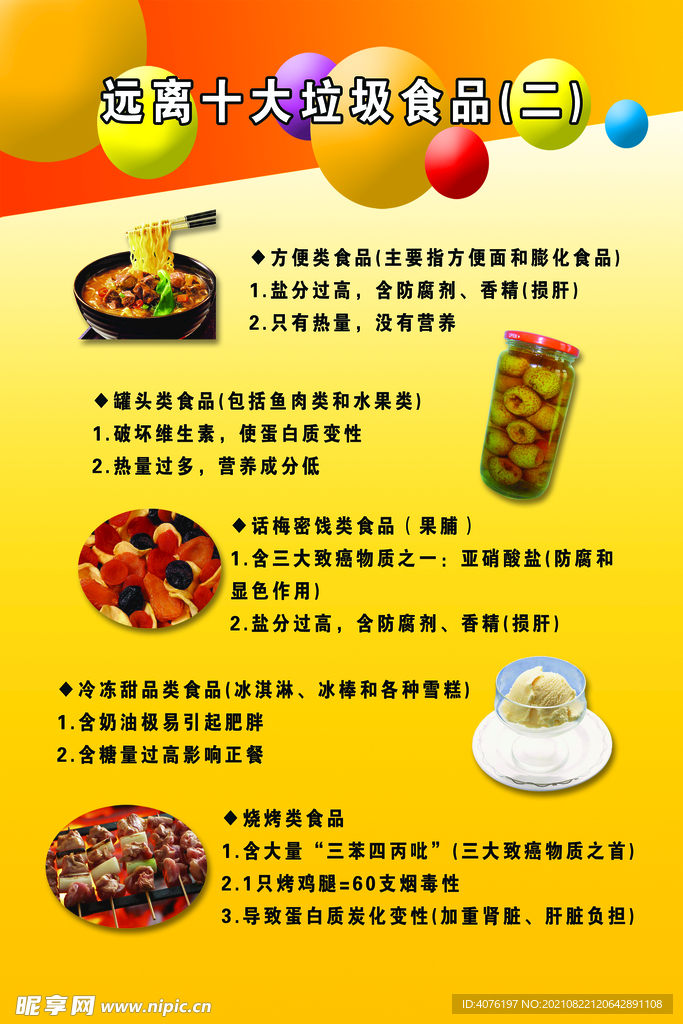 远离十大垃圾食品