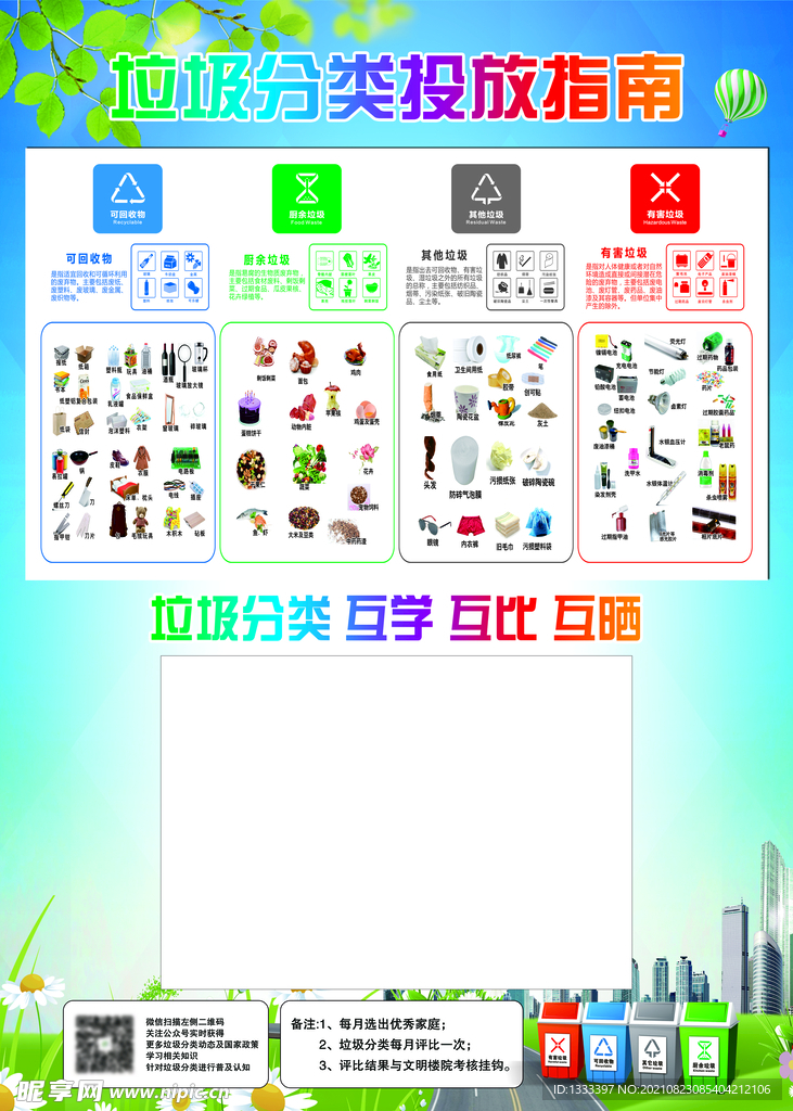 垃圾分类投放指南