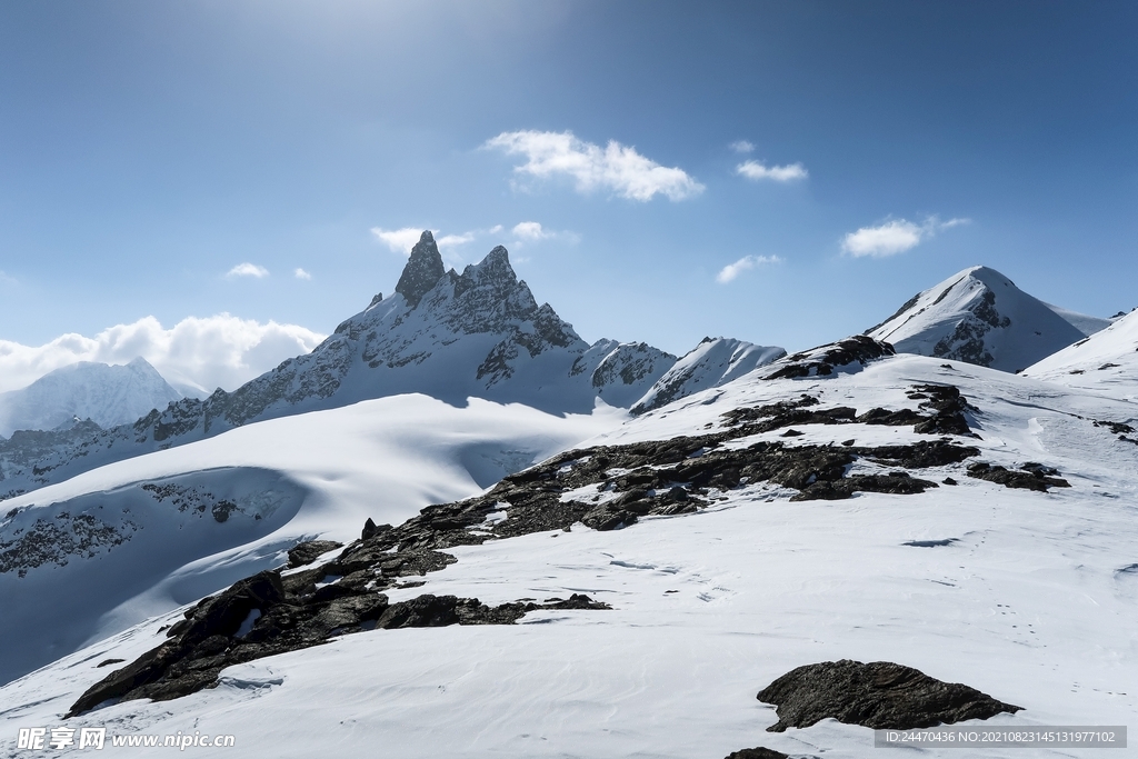 风景雪山
