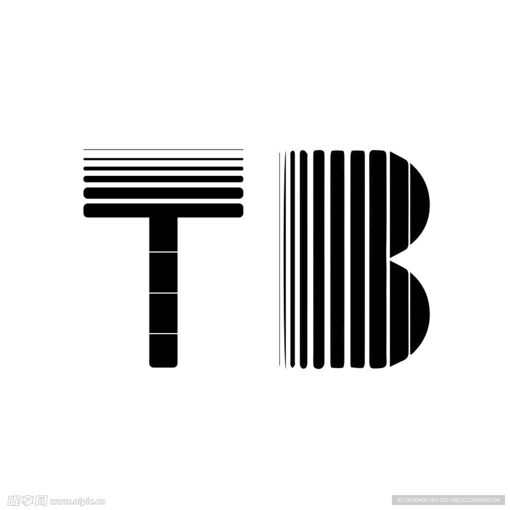 字母TB设计