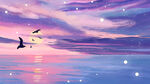  创意手绘天空图片