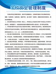 学校安全工作须知制度牌