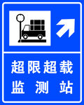 交通标志牌超限超载标志