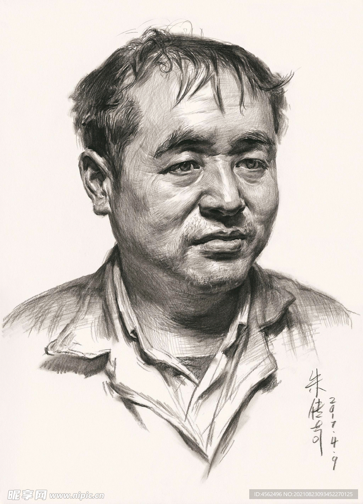 素描人物