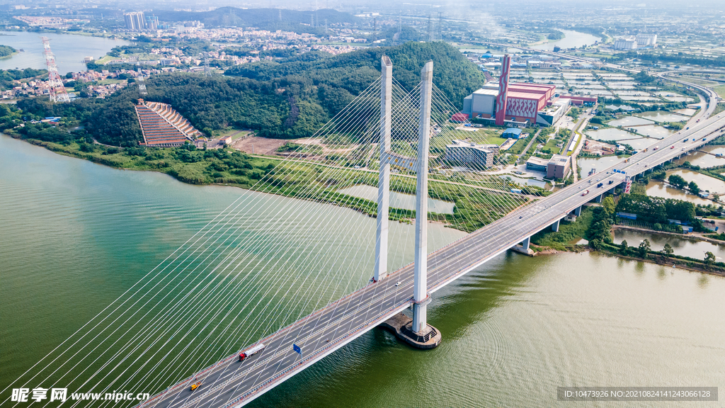 跨江大桥风景图片