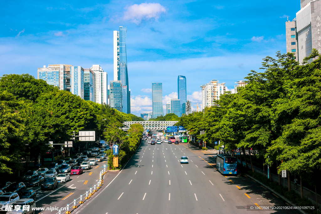 城市马路街道图片