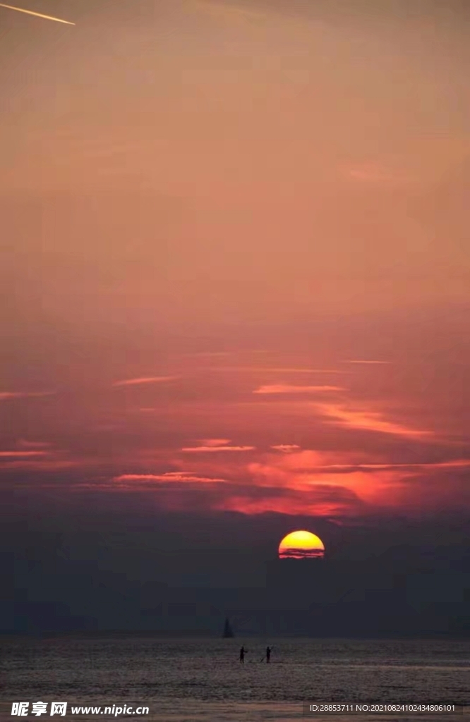 落日照片