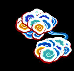 中国风中式祥云图案素材
