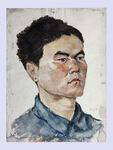 水彩肖像画
