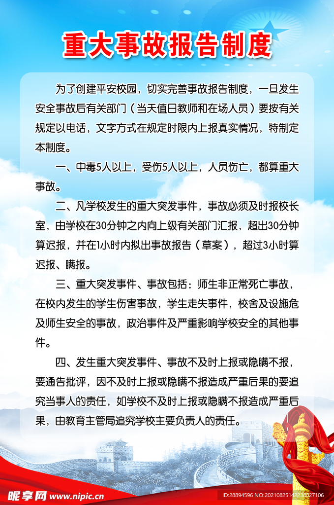 制度牌