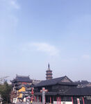 寺庙宝塔