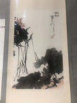 荷花国画