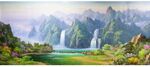 山水油画