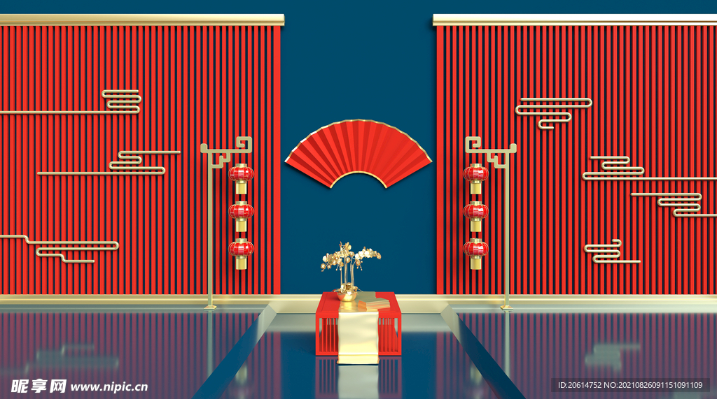 3D国潮展台