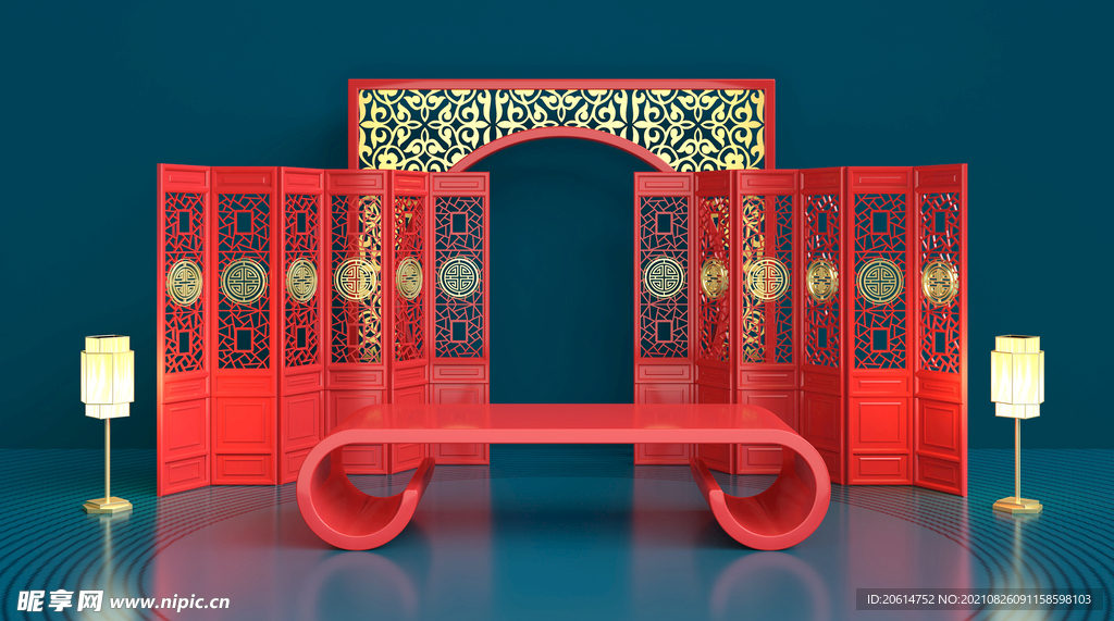 3D国潮展台