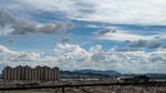天空云彩城市