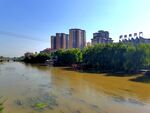 美丽的城市河道风景
