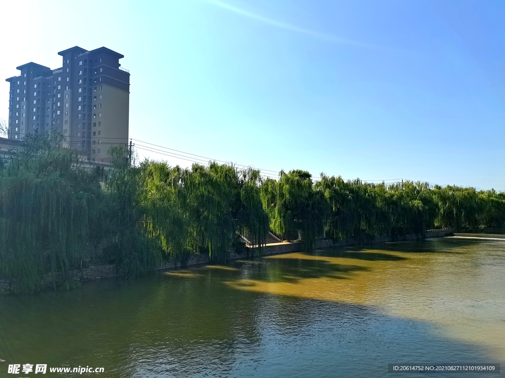 城市河道风景