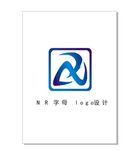 NR字母logo设计