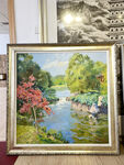 园林风景油画