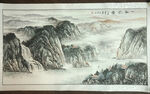 一帆风顺山水国画