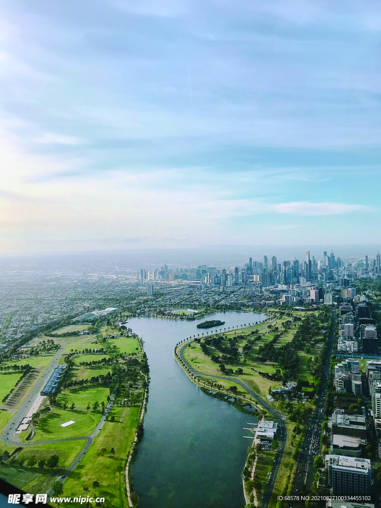 俯视都市风景