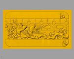 CAD浮雕装饰画3D模型