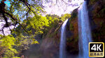 山林间瀑布特写