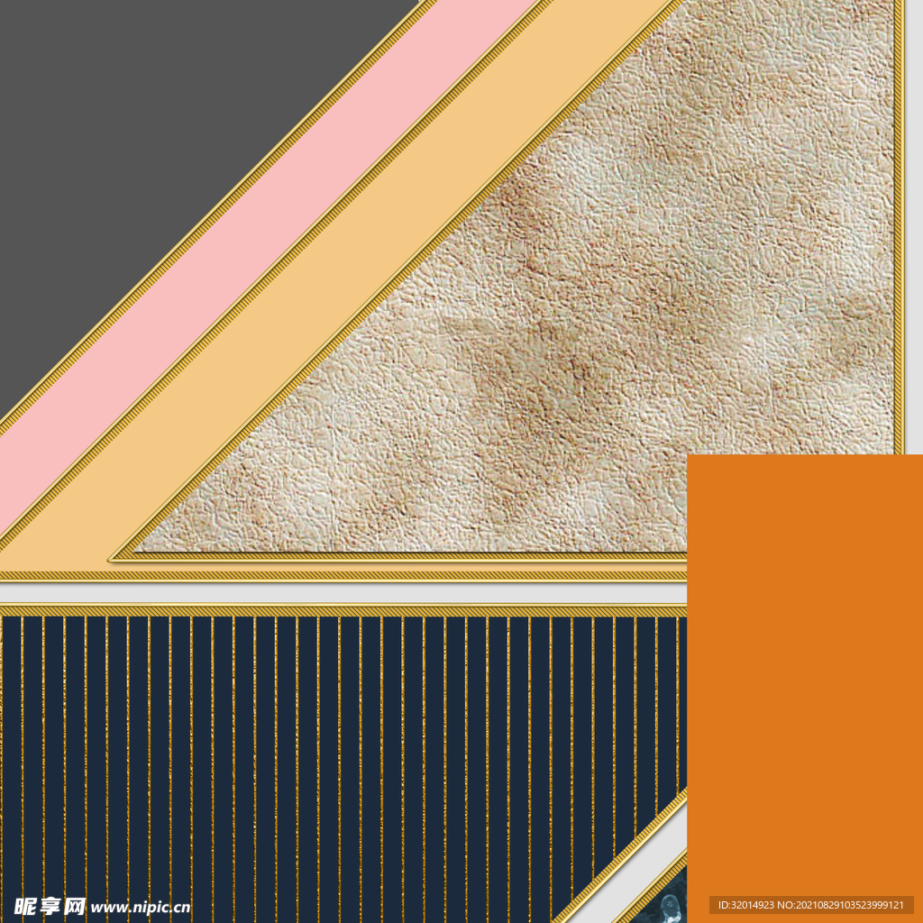 抽象几何装饰画