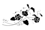 抽象花朵花纹  