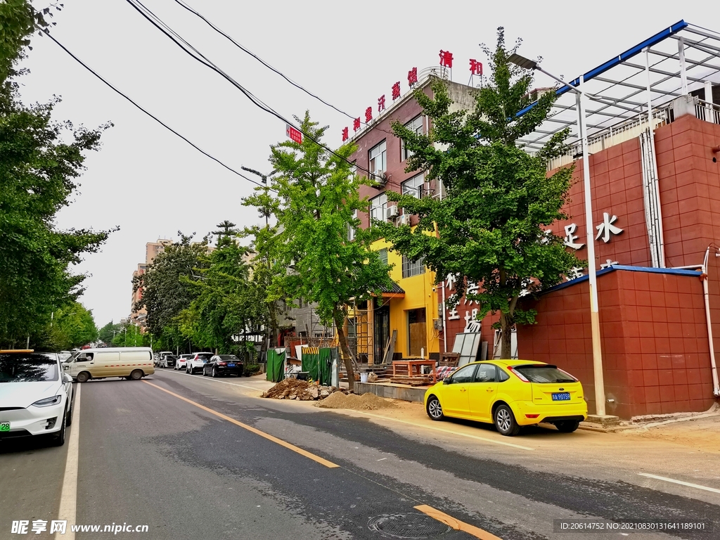 美丽的城市道路风景