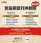 客流量提升冲刺班课程海报