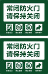 常闭式防火门