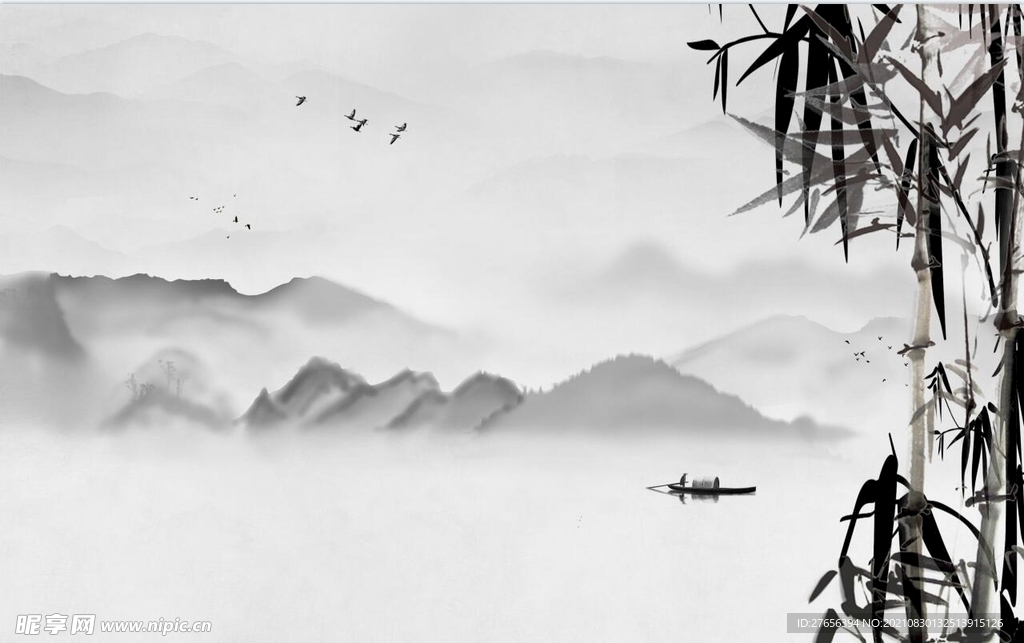 山水画 