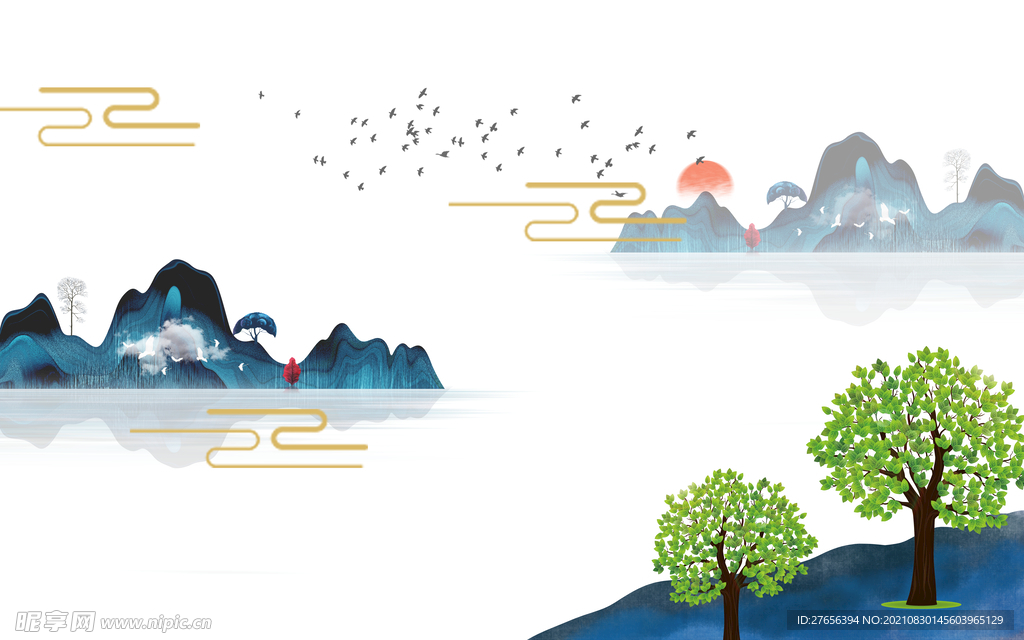 山水画 