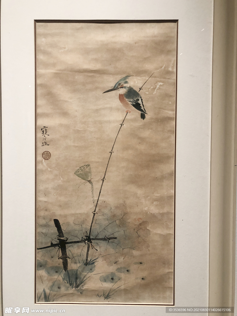 江寒汀国画