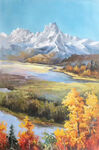 山水油画