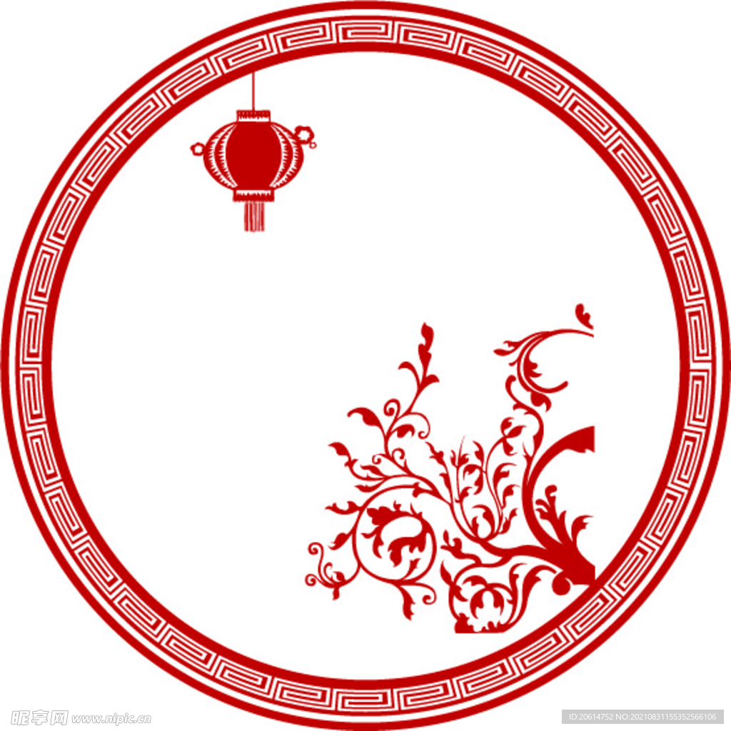 中国风节日剪纸